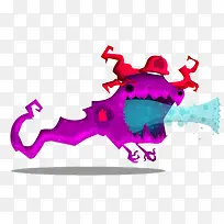 创意设计可爱怪兽-空若网 创意设计可爱怪兽-空若网