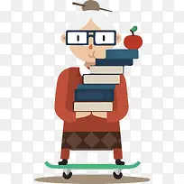 矢量创意设计老奶奶-空若网 矢量创意设计老奶奶-空若网