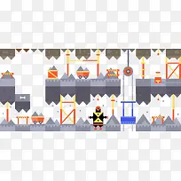 创意煤矿楼层图示-空若网 创意煤矿楼层图示-空若网