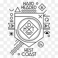 创意简约线条标签-空若网 创意简约线条标签-空若网