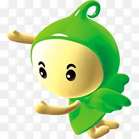 绿色可爱玩偶漫画-空若网 绿色可爱玩偶漫画-空若网