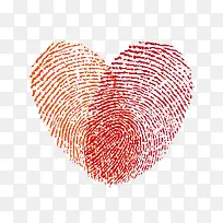 装饰图案指纹爱心-空若网 装饰图案指纹爱心-空若网