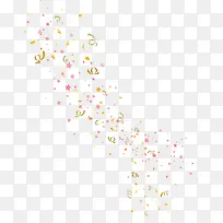 彩色星星丝带装饰-空若网 彩色星星丝带装饰-空若网