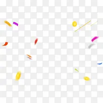 彩色丝带金币装饰-空若网 彩色丝带金币装饰-空若网