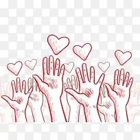 爱心手势-空若网 爱心手势-空若网