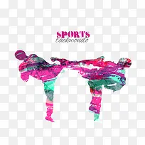 跆拳道人物下载-空若网 跆拳道人物下载-空若网