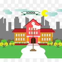 卡通学校-空若网 卡通学校-空若网