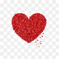 花瓣爱心-空若网 花瓣爱心-空若网