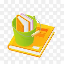 书本与桶-空若网 书本与桶-空若网