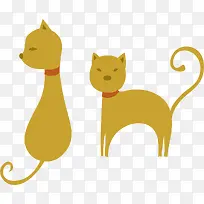 手绘矢量猫咪-空若网 手绘矢量猫咪-空若网