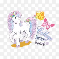 卡通手绘小马-空若网 卡通手绘小马-空若网