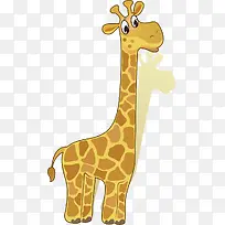 手绘长颈鹿-空若网 手绘长颈鹿-空若网