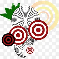 矢量潮流圆圈-空若网 矢量潮流圆圈-空若网