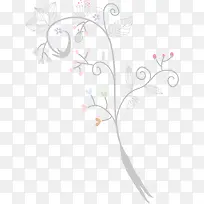 手绘线条花纹-空若网 手绘线条花纹-空若网