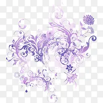 紫色潮流花纹-空若网 紫色潮流花纹-空若网