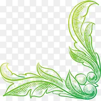 绿色花纹-空若网 绿色花纹-空若网