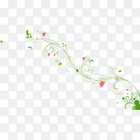 绿色矢量花纹-空若网 绿色矢量花纹-空若网