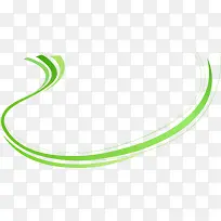 绿色装饰线条-空若网 绿色装饰线条-空若网