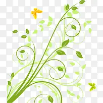 绿色线条花纹-空若网 绿色线条花纹-空若网