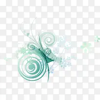 绿色潮流花纹-空若网 绿色潮流花纹-空若网