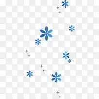 蓝色花朵漂浮-空若网 蓝色花朵漂浮-空若网