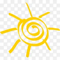 手绘太阳-空若网 手绘太阳-空若网