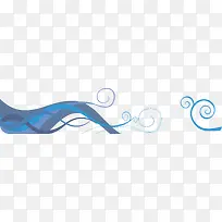 蓝色线条花纹-空若网 蓝色线条花纹-空若网