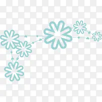 蓝色花朵底纹-空若网 蓝色花朵底纹-空若网