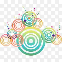 彩色潮流圆圈-空若网 彩色潮流圆圈-空若网