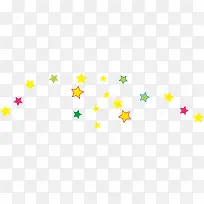 彩色星星漂浮-空若网 彩色星星漂浮-空若网