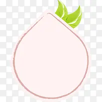 粉色绿叶边框-空若网 粉色绿叶边框-空若网
