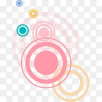 粉色圆圈底纹-空若网 粉色圆圈底纹-空若网