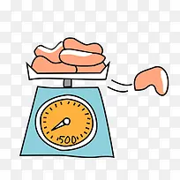 称肉矢量图-空若网 称肉矢量图-空若网