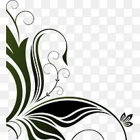 黑色花纹-空若网 黑色花纹-空若网