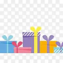 彩色扁平礼盒-空若网 彩色扁平礼盒-空若网