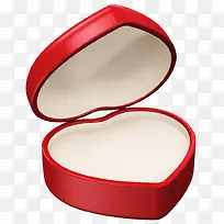 卡通爱心红色礼盒-空若网 卡通爱心红色礼盒-空若网