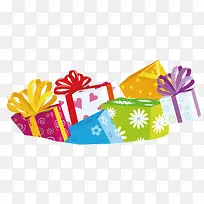 彩色礼盒-空若网 彩色礼盒-空若网