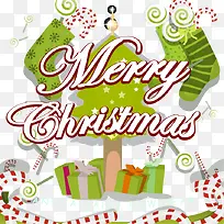 圣诞节圣诞树礼盒png矢量素材-空若网 圣诞节圣诞树礼盒png矢量素材-空若网