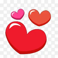扁平风格爱心形状-空若网 扁平风格爱心形状-空若网