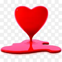 红色爱心形状效果设计-空若网 红色爱心形状效果设计-空若网