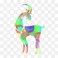 彩色圆圈羚羊-空若网 彩色圆圈羚羊-空若网