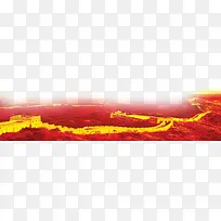 红色山形状摄影效果图-空若网 红色山形状摄影效果图-空若网