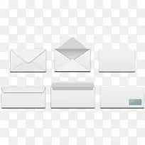 矢量白色信封-空若网 矢量白色信封-空若网