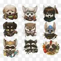 创意卡通狗动物-空若网 创意卡通狗动物-空若网