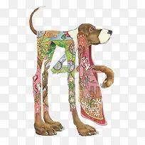 创意狗插画-空若网 创意狗插画-空若网