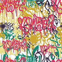 矢量彩色涂鸦-空若网 矢量彩色涂鸦-空若网