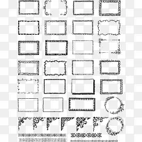 手绘涂鸦边框-空若网 手绘涂鸦边框-空若网