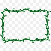 绿色藤条边框-空若网 绿色藤条边框-空若网