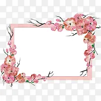 粉色小花边框-空若网 粉色小花边框-空若网