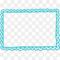 蓝色卡通涂鸦边框-空若网 蓝色卡通涂鸦边框-空若网